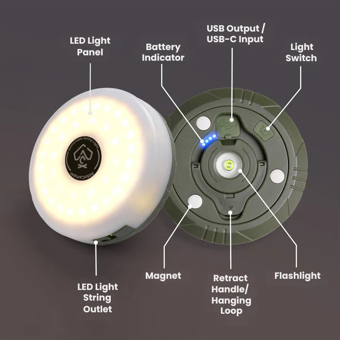 TribeGlow™ - Retractable Camping Light