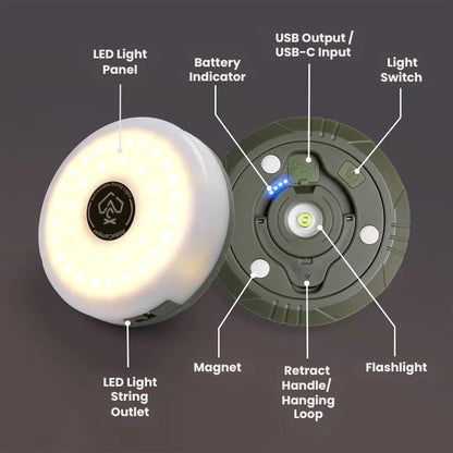TribeGlow™ - Retractable Camping Light