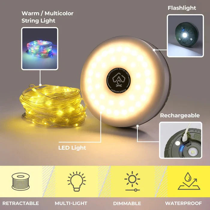TribeGlow™ - Retractable Camping Light